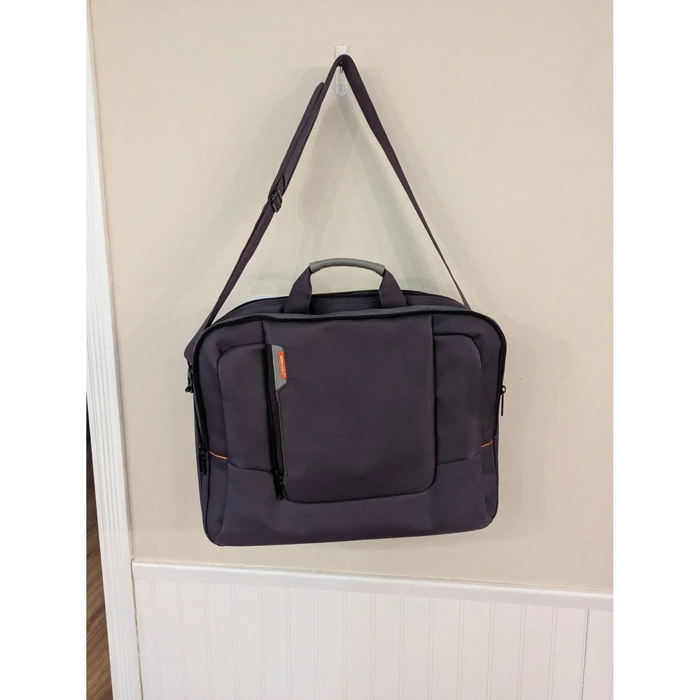 Brinch Laptop Messenger Bag Dark Purple Shoulder‎ Briefcase Carrying Case